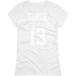 Ladies Slim Fit Basic Promo Jersey Tee