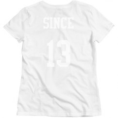 Ladies Semi-Fitted Relaxed Fit Basic Promo Tee