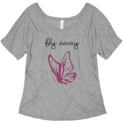 Ladies Flowy Slouchy Tee