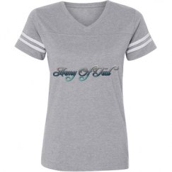 Ladies Relaxed Fit Vintage Sports Tee