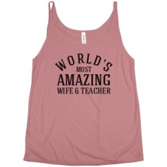 Ladies Flowy Slouchy Tank