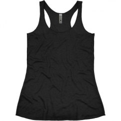 Ladies Slim Fit Super Soft Racerback Triblend Tank