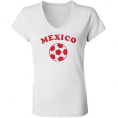 Ladies Slim Fit V-Neck Jersey Tee