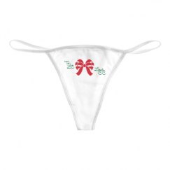 Basic White Thong Underwear