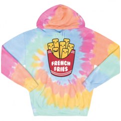 Unisex Tie-Dye Fleece Hoodie