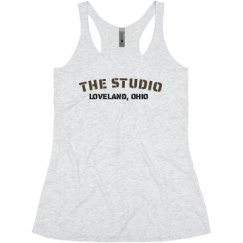 Ladies Slim Fit Super Soft Racerback Triblend Tank