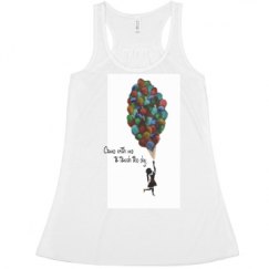 Ladies Flowy Racerback Tank