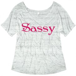 Ladies Flowy Slouchy Tee