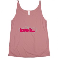 Ladies Flowy Slouchy Tank