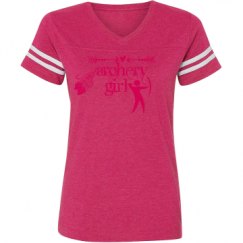 Ladies Relaxed Fit Vintage Sports Tee