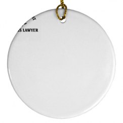 Porcelain Circle Ornament