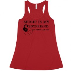 Ladies Flowy Racerback Tank