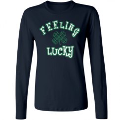 Ladies Relaxed Fit Basic Long Sleeve Tee