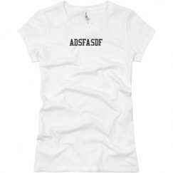 Ladies Slim Fit Basic Promo Jersey Tee