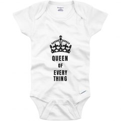 Queen of Everything Infant Onsie