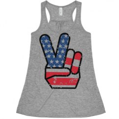 Ladies Flowy Racerback Tank