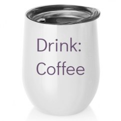 12oz Stainless Steel Stemless Wine Tumbler