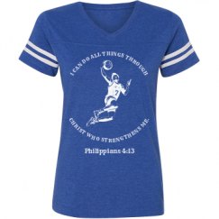 Ladies Relaxed Fit Vintage Sports Tee