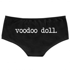 black voodoo doll panty