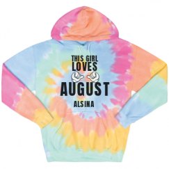 Unisex Tie-Dye Fleece Hoodie