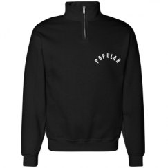 Unisex Cadet Collar Sweatshirt