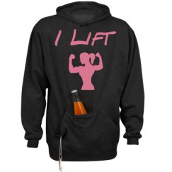 Unisex Beer Holder Tailgate Hoodie