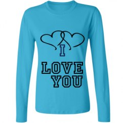 Ladies Relaxed Fit Basic Long Sleeve Tee