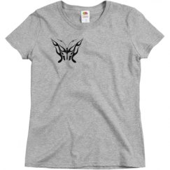 Ladies Semi-Fitted Relaxed Fit Basic Tee