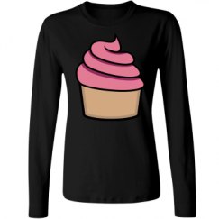 Ladies Relaxed Fit Basic Long Sleeve Tee