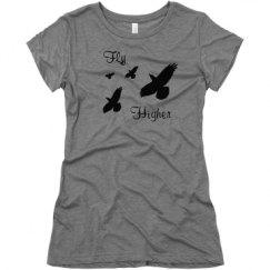 Ladies Slim Fit Super Soft Triblend Tee