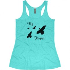 Ladies Slim Fit Super Soft Racerback Triblend Tank