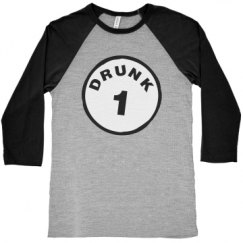 Unisex 3/4 Sleeve Raglan Tee