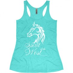 Ladies Slim Fit Super Soft Racerback Triblend Tank