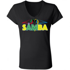 Ladies Slim Fit V-Neck Jersey Tee