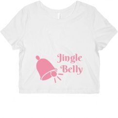 Ladies Slim Fit Crop Top Tee