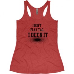 Ladies Slim Fit Super Soft Racerback Triblend Tank