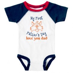 Infant Vintage Raglan Bodysuit