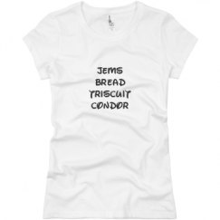 Ladies Slim Fit Basic Promo Jersey Tee