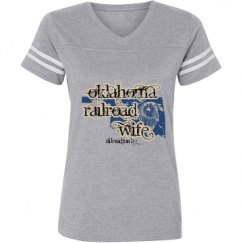 Ladies Relaxed Fit Vintage Sports Tee