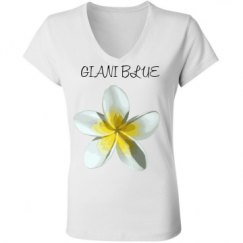 Ladies Slim Fit V-Neck Jersey Tee