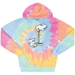 Unisex Tie-Dye Fleece Hoodie