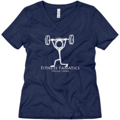 Ladies Relaxed Fit V-Neck Tee