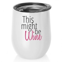 12oz Stainless Steel Stemless Wine Tumbler