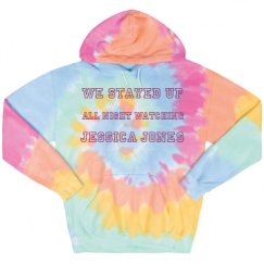 Unisex Tie-Dye Fleece Hoodie