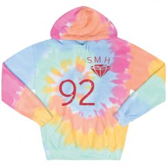 Unisex Tie-Dye Fleece Hoodie