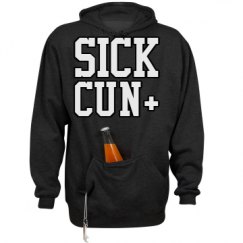 Unisex Beer Holder Tailgate Hoodie