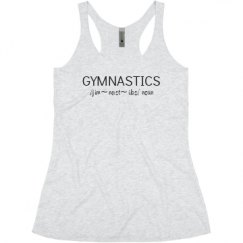 Ladies Slim Fit Super Soft Racerback Triblend Tank