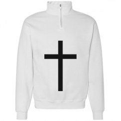 Unisex Cadet Collar Sweatshirt