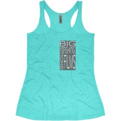 Ladies Slim Fit Super Soft Racerback Triblend Tank