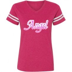 Ladies Relaxed Fit Vintage Sports Tee